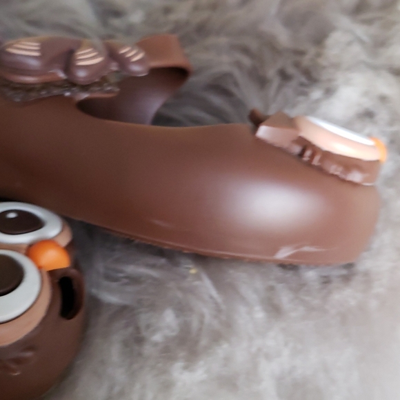 Mini Melissa Owl brown jelly shoes Size 6 - Picture 7 of 8